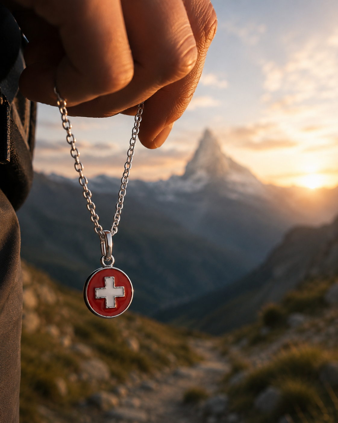 Switzerland Flag Charm